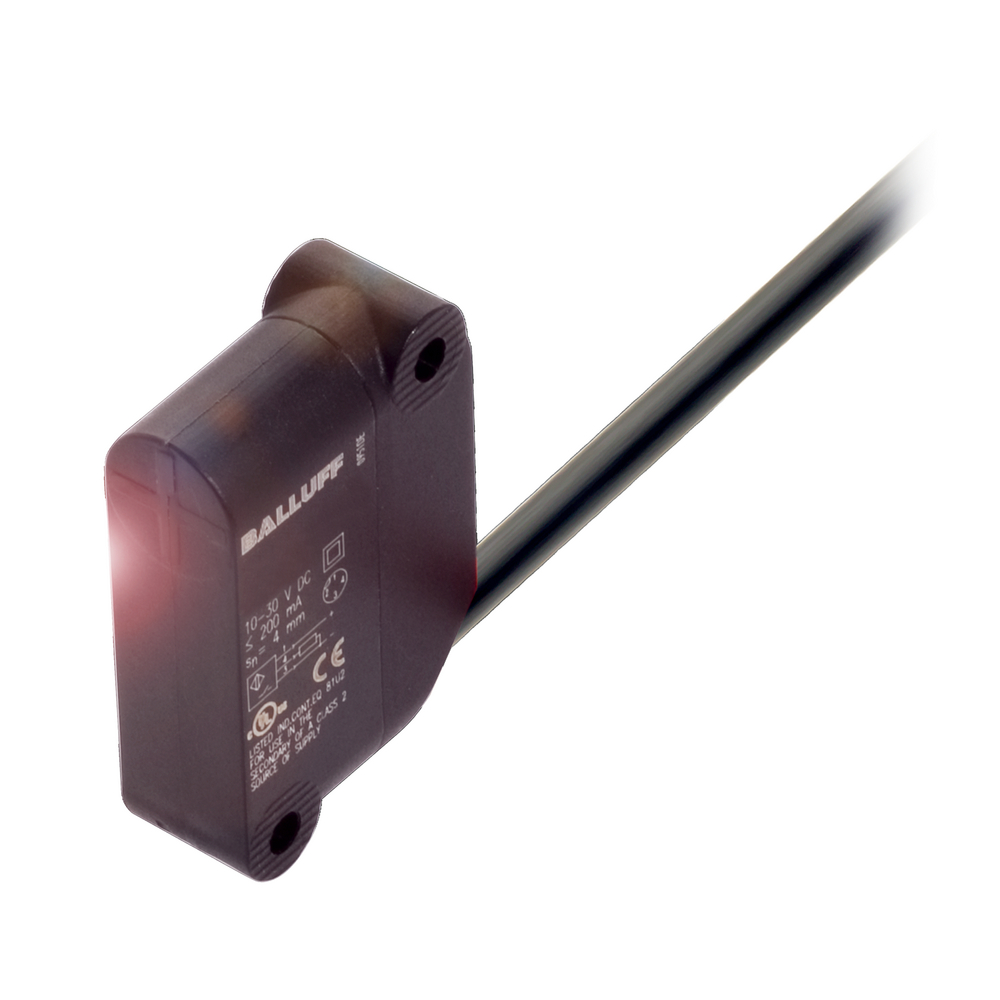 BES R05KB-PSC20B-S49A Inductive sensor, 40 x 12 x 26 mm, Connector, Normally open (NO), Rated operating distance Sn=2 mm, for flush mounting, Housing