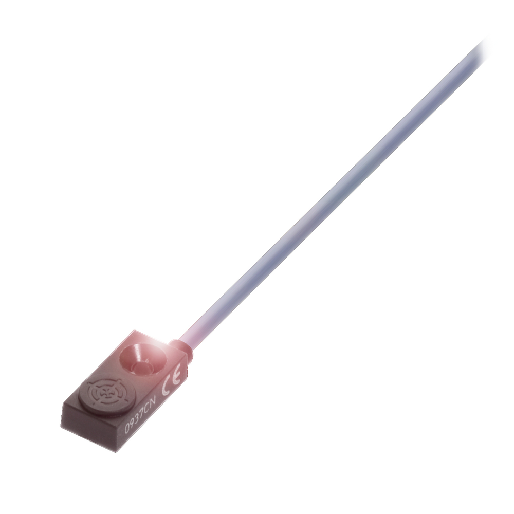 BES R04KC-NSC15B-EV02 Inductive sensor, 16 x 8 x 4.7 mm, Cable, Normally open (NO), Rated operating distance Sn=1.5 mm, for flush mounting, Housing ma