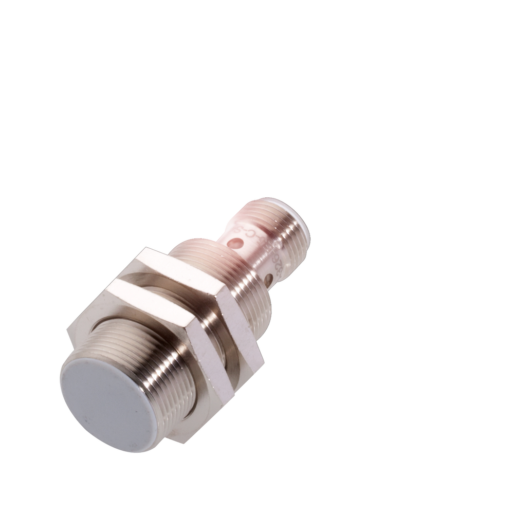 BES M18ME-PSC50B-S04G-003 Inductive sensor, Ø 18 x 44.5 mm, Connector, Normally open (NO), Rated operating distance Sn=5 mm, for flush mounting, Housi