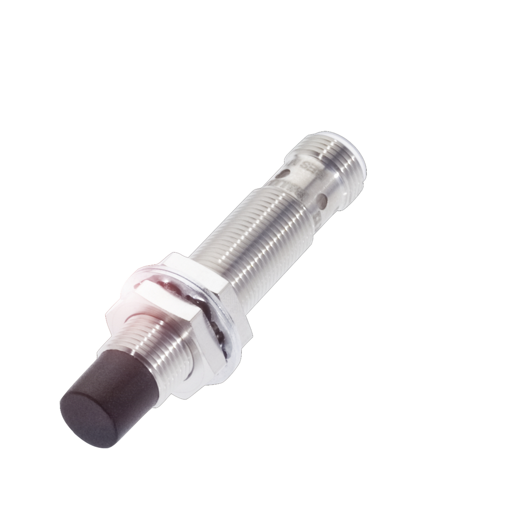 BES M12MG-PSC80F-S04G Inductive sensor, Ø 12 x 60 mm, Connector, Normally open (NO), Rated operating distance Sn=8 mm, non-flush, Housing material=Bra