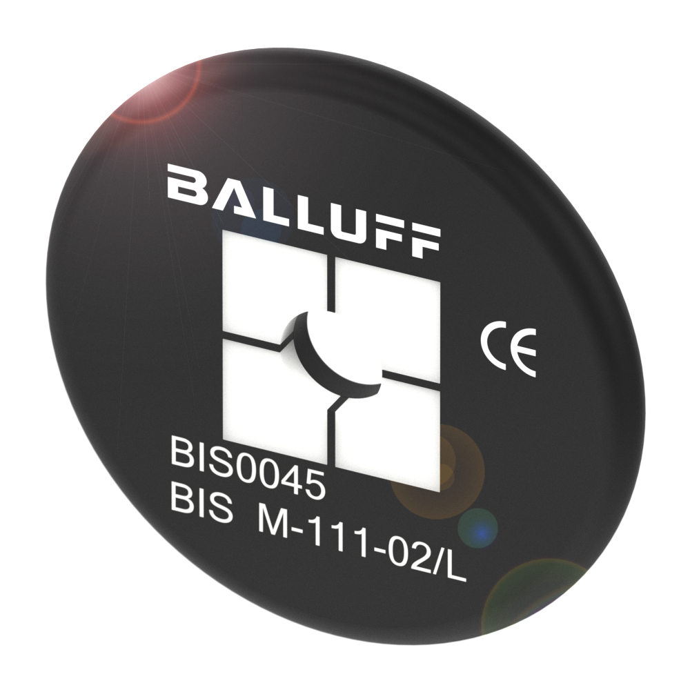 BIS M-111-02/L Data carrier, Antenna type=round, Diameter=30.00 mm, Height=2.80 mm, Housing material
