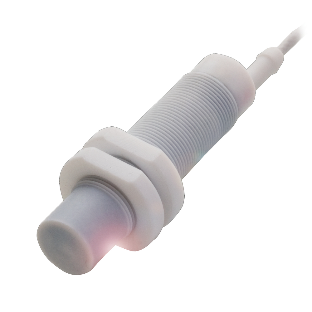 BCS M18TTI2-PSCFAG-AT02 M18, Capacitive sensor, M18x1, Cable, Normally open (NO), PNP, non-flush