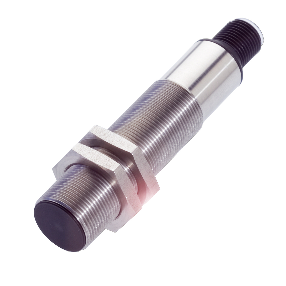 BCS M18B4I3-PSC80D-S04K M18, Capacitive sensor, M18x1, Connector, Normally open (NO), PNP, 8 mm, for flush mounting