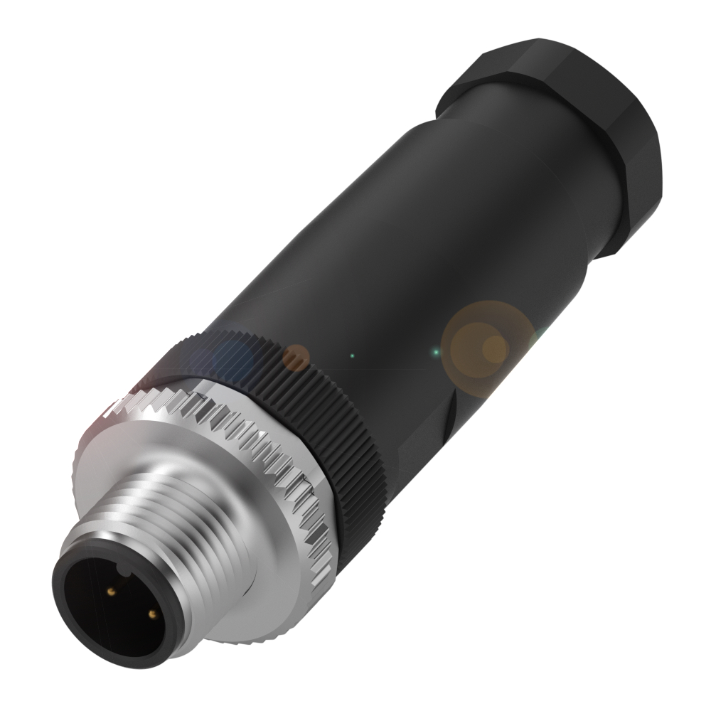 BCC M434-0000-2A-000-41X475-000 Field-Attachable Connectors, Connector 01, style=M12x1