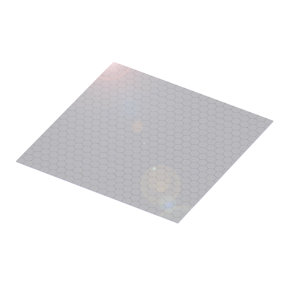 BOS R-50 Reflector BOS, Reflective foil, micro-pyramids, Sensing surface=100.0 cm², for retro-reflective sensor
