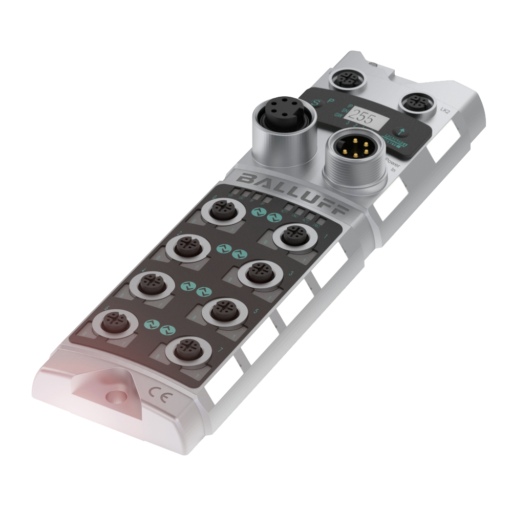 BNI PNT-508-105-Z015 Active splitter, Profinet, IO-Link function=Master, IO-Link version=1.1, Auxiliary interfaces, number=8x IO-Link, Inputs, number=