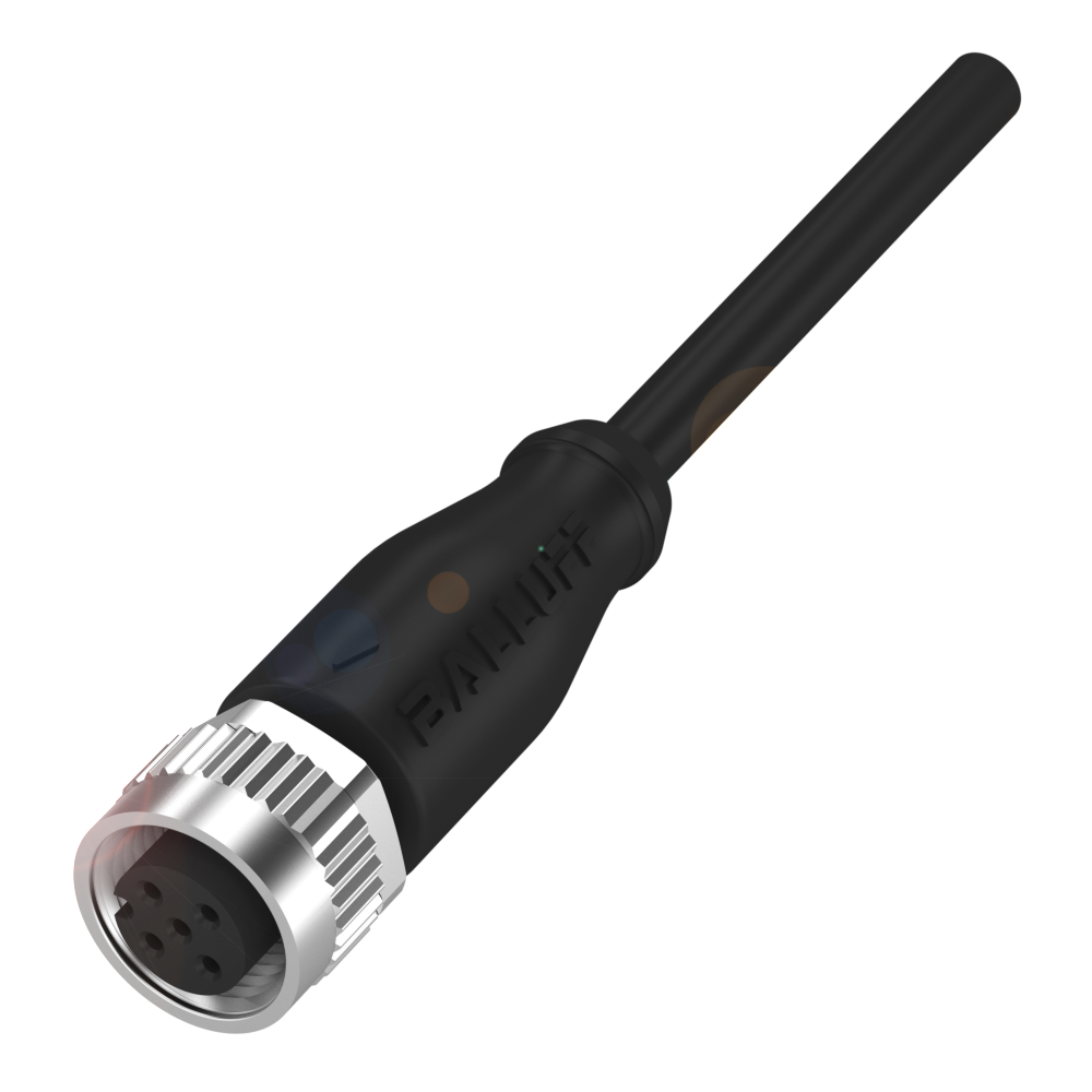 BCC M415-0000-1A-003-PX0434-050 Single-Ended Cordsets, Connector 01, style=M12x1, Cable jacket, material=PUR, Cable length L=5.00 m