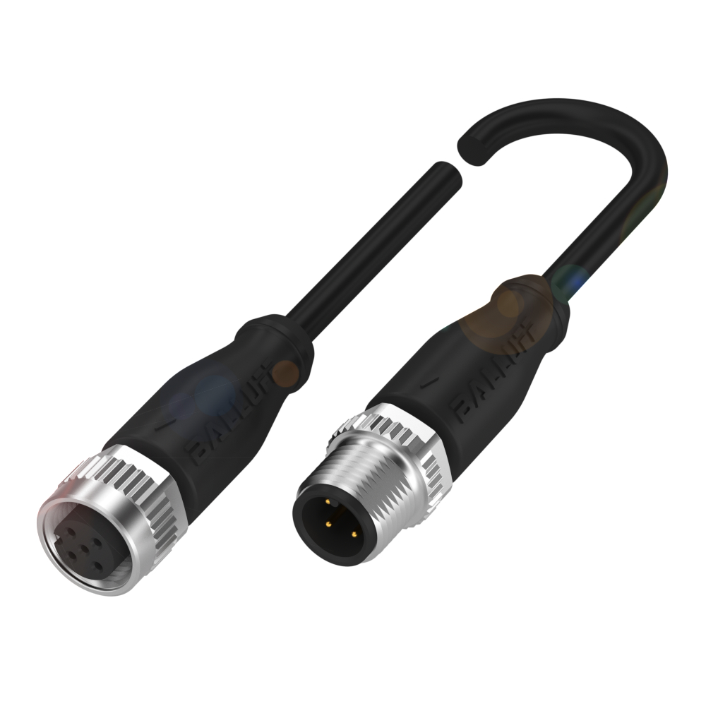 BCC M415-M414-3A-304-PX0434-050 Double-Ended Cordsets, Connector 01, style=M12x1, Connector 02, style=M12x1, Cable jacket, material=PUR, Cable length