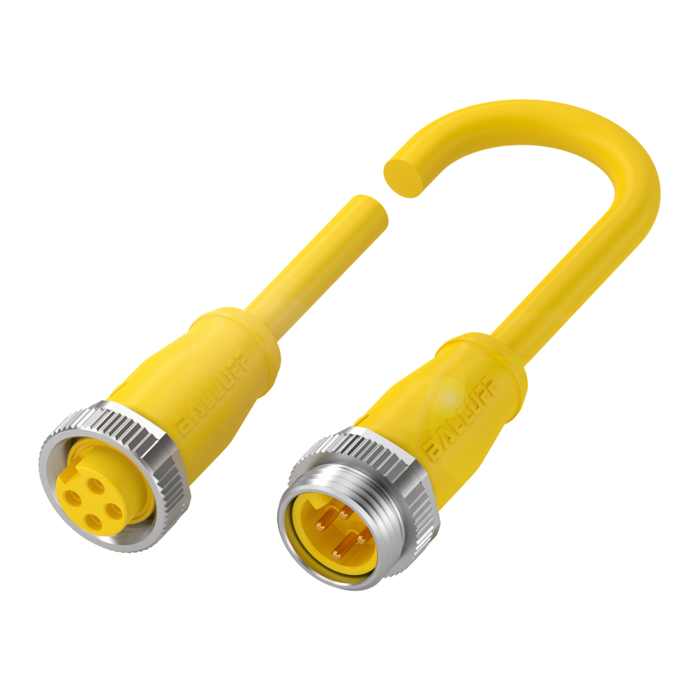 BCC A314-A314-30-304-VX44W6-020 Double-Ended Cordsets, Connector 01, style=7/8", Connector 02, style=7/8", Cable jacket, material=PVC, Cable length L=