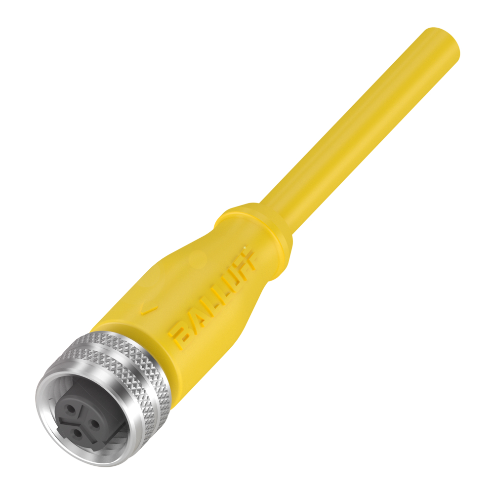 BCC A213-0000-1C-123-EX43T2-100 Single-Ended Cordsets, Connector 01, style=1/2", Cable jacket, material=TPE, Cable length L=10.00 m