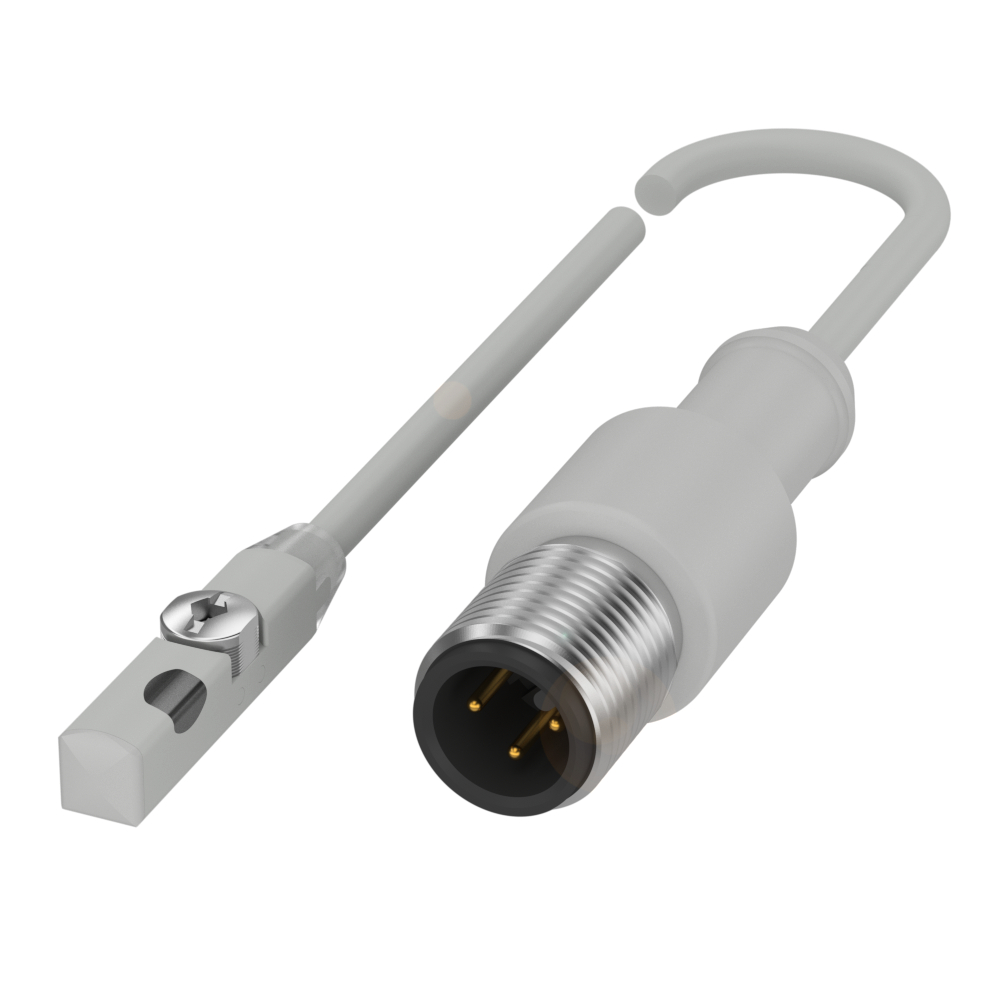 BMF 405KF-PS-C-2A-S4-00,3 Magnetic field sensor, Connection type 01=Cable with connector, Switching output 01=PNP, Switching function 01=Normally open