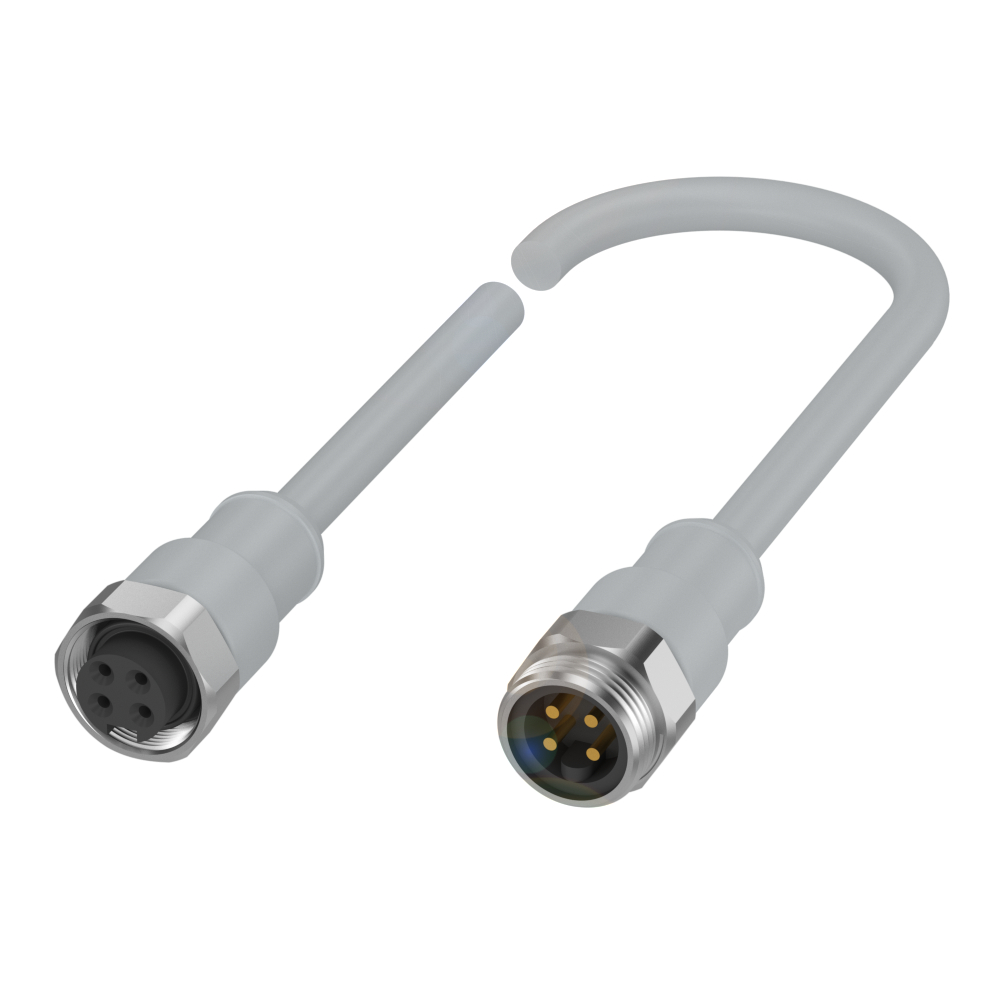 BCC C3B4-C3B4-30-304-YX84A5-050-C009 Double-Ended Cordsets, Connector 01, style=7/8", Connector 02, style=7/8", Cable jacket, material=TPE-V, Cable le