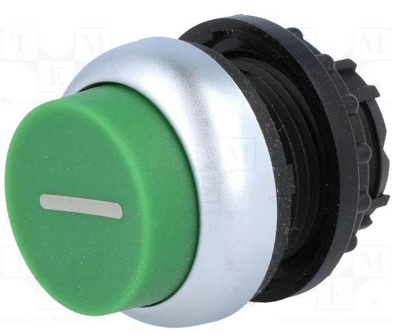 PUSH-BUTTON CONICAL GREEN