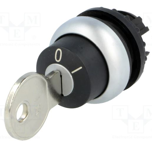 2-POS MTN KEY SEL SWTCH SIL-BZL WD-0-I