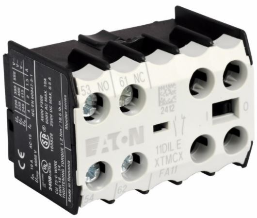 Image CONTACT AUX. FRONTAL POUR MINI CONT. CAL.  A, 1 N.O.-1 N.F.