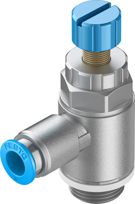 Image GRLA-3/8-QS-8-RS-D / 1-way contr.val GRLA-3/8-QS-8-RS-D