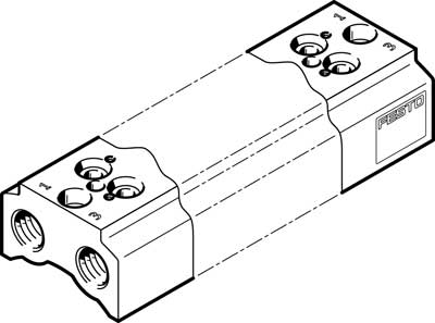 CPE14-3/2-PRS-3/8-2 / Manifold block  CPE14-3/2-PRS-3/8-2