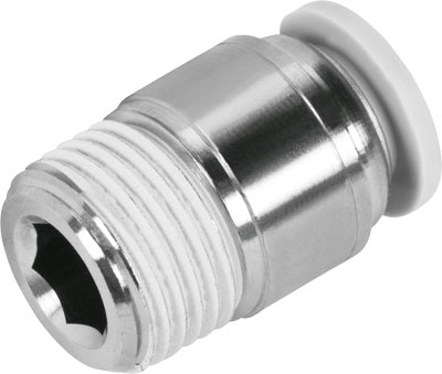 QB-3/8-3/8-I-U / Push-in fitting QB-3/8-3/8-I-U
