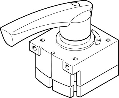 VHER-H-B43C-B-G12 / Handlever valve VHER-H-B43C-B-G12