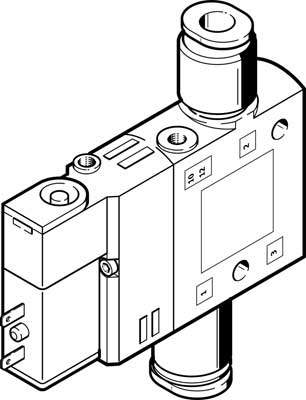 CPE10-M1BH-3GL-QS-6 / Solenoid valve  CPE10-M1BH-3GL-QS-6