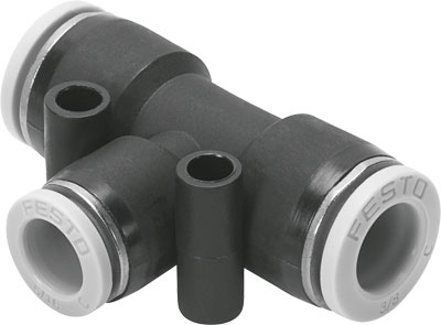 Image QBT-1/2T-3/8-U / Push-in t-conn. QBT-1/2T-3/8-U