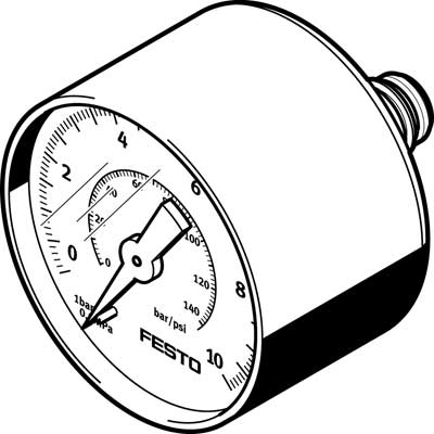 PAGN-40-10-R18-1.6 / Precision gauge PAGN-40-10-R18-1.6