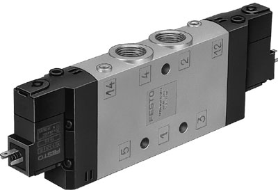 CPE24-M1H-5/3G-3/8 / Solenoid valve  CPE24-M1H-5/3G-3/8