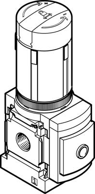 MS4-LR-1/8-D6-A8 / Press regulator MS4-LR-1/8-D6-A8