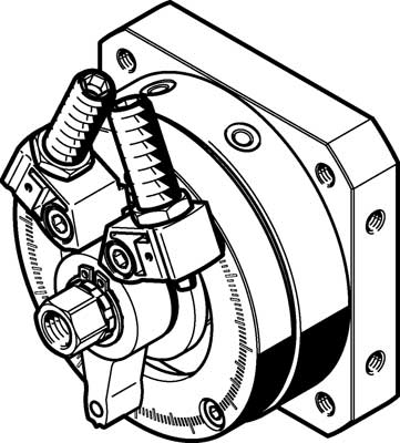 DSM-12-270-P1-FW-A-B / Semi-rot. drive DSM-12-270-P1-FW-A-B