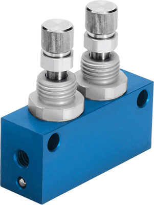 GR-1/8X2-B / 1-way contr.val GR-1/8X2-B