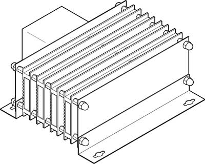CACR-KL2-40-W2000 / Braking resistr CACR-KL2-40-W2000
