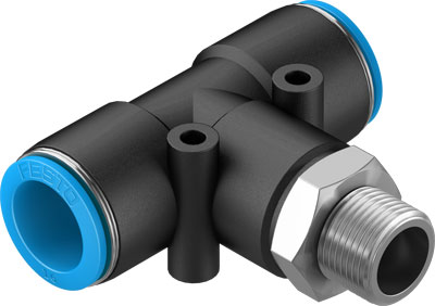 QST-3/8-16 / Push-in t-fitt. QST-3/8-16