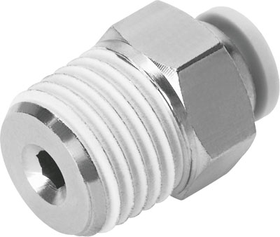 Image QB-1/4-3/8-U / Push-in fitting QB-1/4-3/8-U