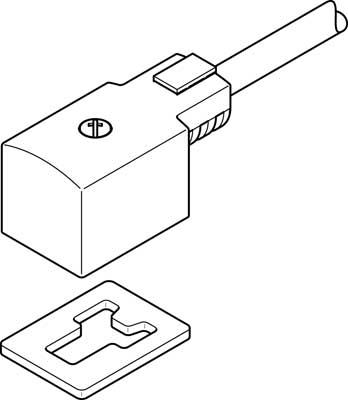 KMV-1-24DC-2,5-LED / Plug s. w cable KMV-1-24DC-2,5-LED