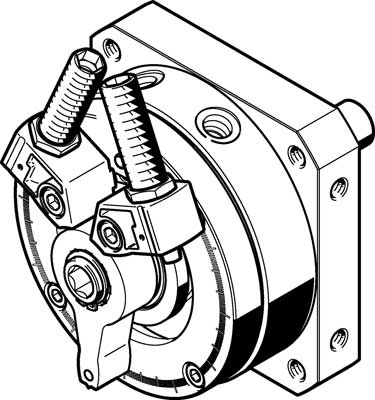 DSM-40-270-P1-A-B / Semi-rot. drive DSM-40-270-P1-A-B