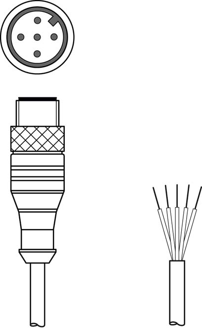 KB DN/CAN-10000 SA Connection cable