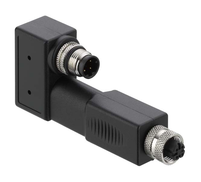 RSL400 M12 Adapter /  Suitable for: RSL 400 safety laser scanner; Number of connections: 2 Piece(s); Connection 1: Connector, M12, D-coded, 4 -pin; Co