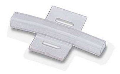 PAB-KTL 23    Cable marker carrier, lettering field along the length of cable, labeling with PABA.../23, lettering field: 23 x 4 mm, is secured with c