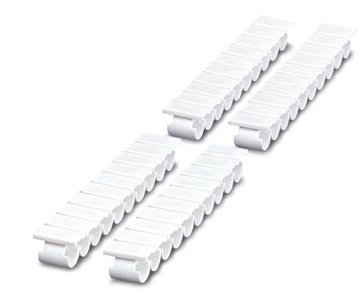 LBHZ 3/WH:UNBEDRUCKT    Conductor marking collars Zack strip, unprinted, for diameter: 2.5 - 4.7 mm, height of the labeling surface: 7 mm, lettering f