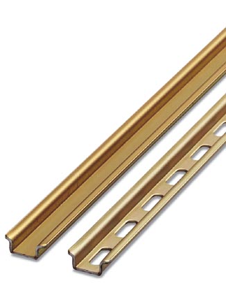 NS 15 BLK UNPERF 2000MM VPE 10    DIN rail, material: Steel, unperforated, height 5.5 mm, width 15 mm, length: 2 m
