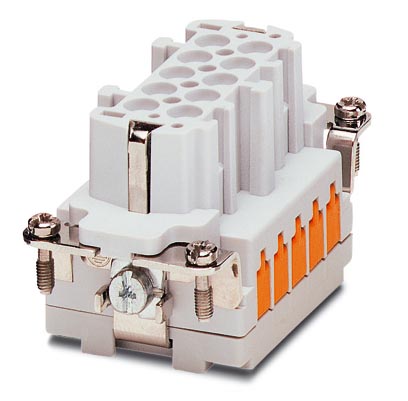 HC-B 10-EBUQ-2,5    HEAVYCON female insert, B10 series, 10-pos., QUICKON-connection