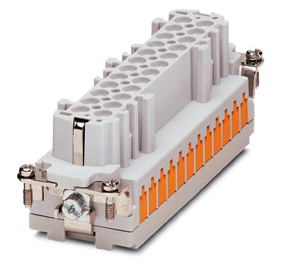 HC-B 24-EBUQ-2,5-48    HEAVYCON female insert, B24 series, 24-pos., QUICKON connection, numbering 25-48