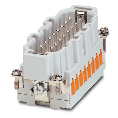 HC-B 16-ESTQ-2,5    HEAVYCON male insert, B16 series, 16-pos., QUICKON connection