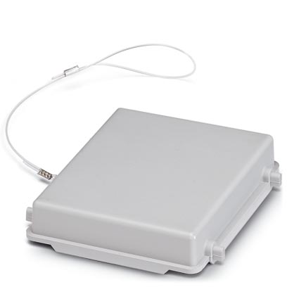 HC-B 32-SD-FQU/FS    HEAVYCON protective cover, type B32, for supporting base element with double locking latch, with retaining cord, IP54, PA