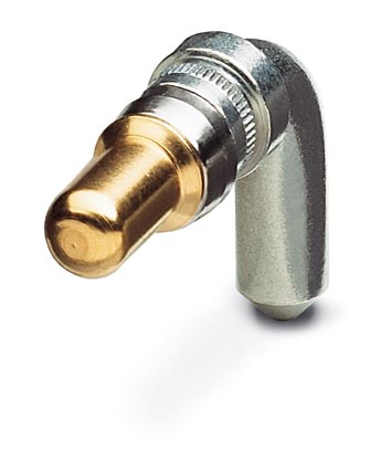 VS-ST-LH-3,6/18/3,8    POWER contact, for D-SUB combination inserts, for PCB assembly, pin, angled, rated current 40 A, gold-plated