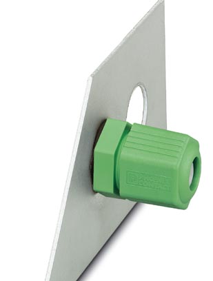Q 1,5/2FL/11-M20KU-ESA    Panel feed-through, for external wall mounting, with manual solder/slip-on connection, 4.8 x 0.8 mm