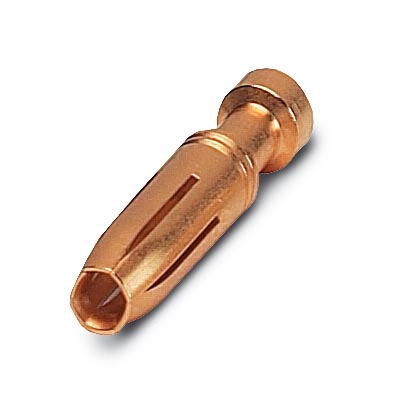 CK2,5-ED-1,00BU AU    Turned 2.5 crimp contact, individual female contact, core diameter 0.75 to 1.0 mm?, gold-plated