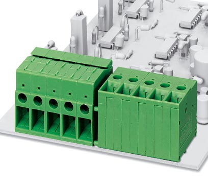 FRONT 4-H-6,35    PC terminal block, Nominal current: 32 A, Nom. voltage: 320 V, Pitch: 6.35 mm, Number of positions: 1, Type of connection: Screw con