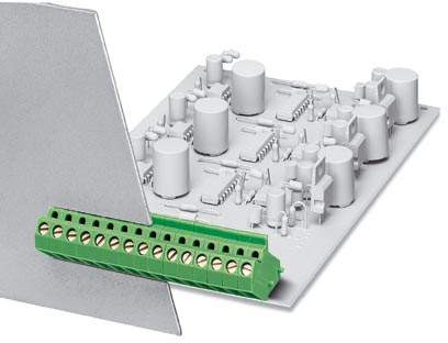 DMKDS 2,5    PC terminal block, Nominal current: 26 A, Nom. voltage: 320 V, Nom. voltage: 320 V, Pitch: 5 mm, Number of positions: 1, Color: green, As