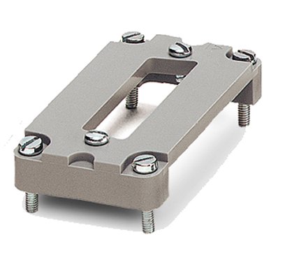 HC-B 10-ADP/1 DSUB 25    D-SUB adapter plate, for one D-SUB connector, no. of positions 25, housing series HC-B 10...